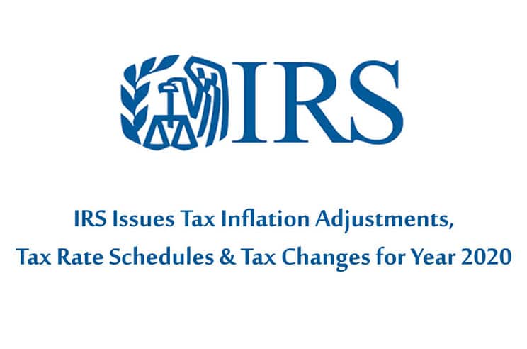 IRS 2020 Inflation Adjustment